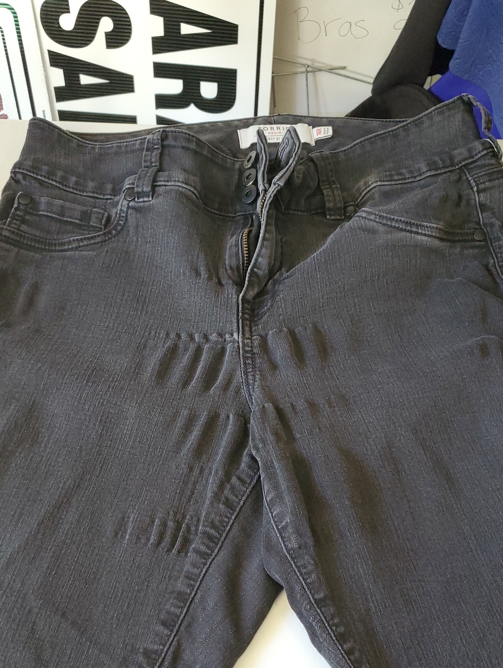 Torrid Skinny Jeggings In Faded Black